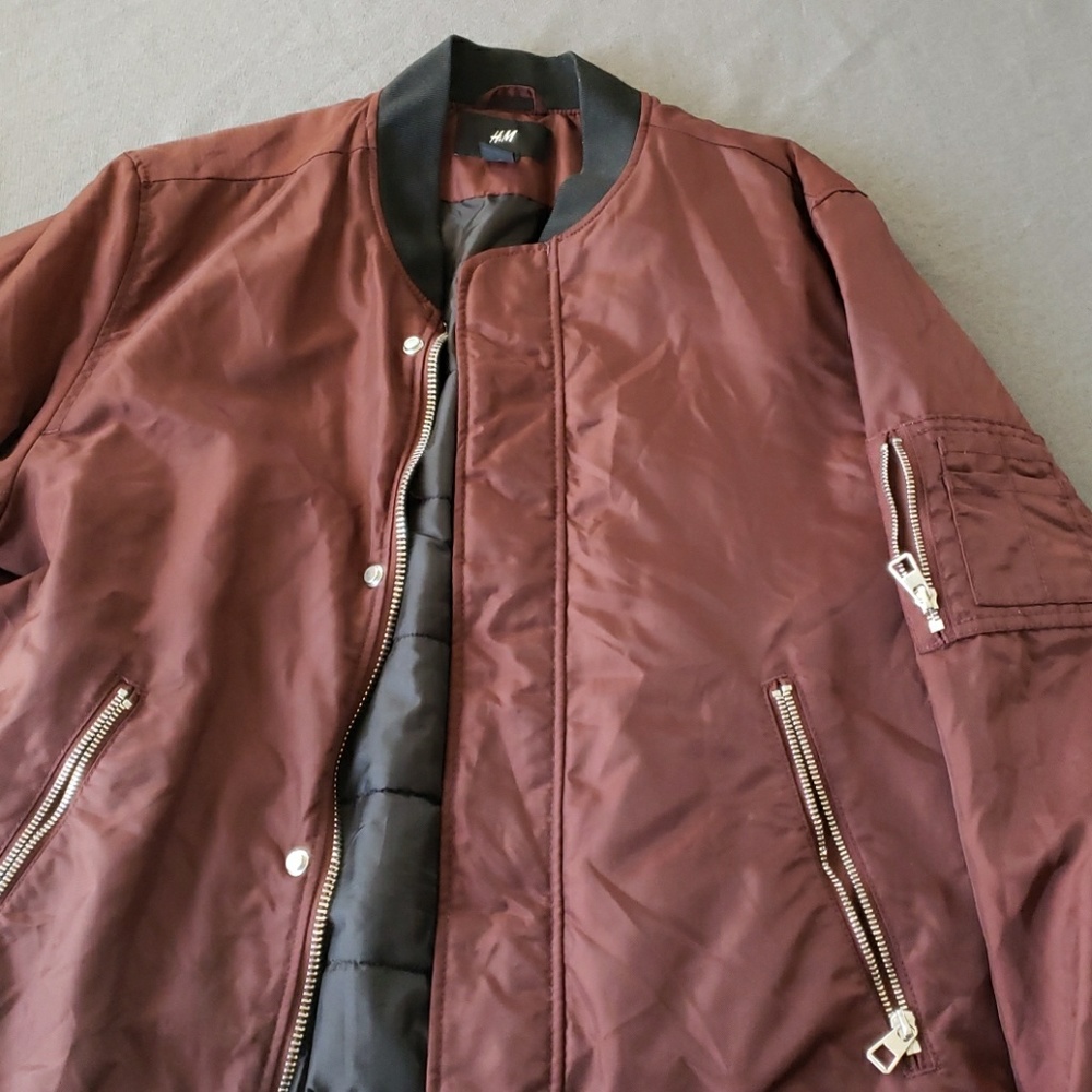Burgundy jacket